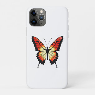 Capa Para iPhone 11 Pro Meninas chapéu borboleta Crianças Verão, meninas