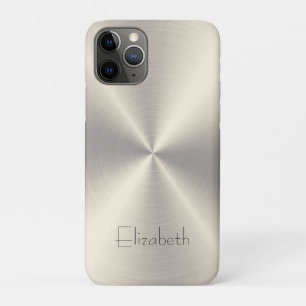 Capa Para iPhone 11 Pro Metal de aço inoxidável