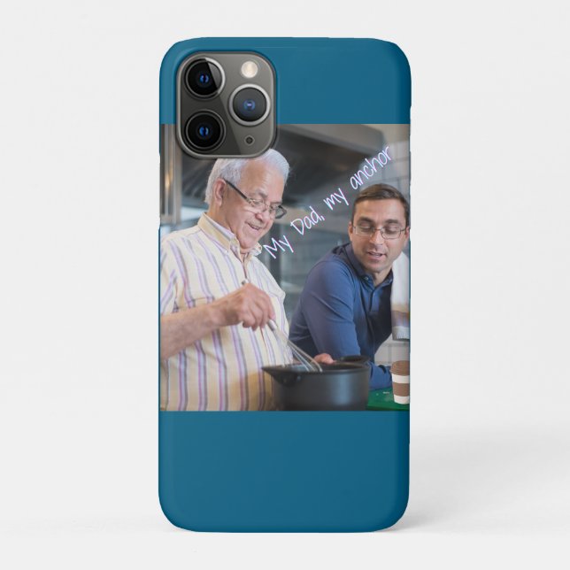 Capa Para iPhone 11 Pro Minha Pai, Minha Âncora (Verso)