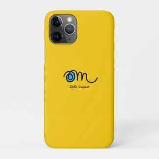Capa Para iPhone 11 Pro Minimalista Om Manuscrito Personalizado