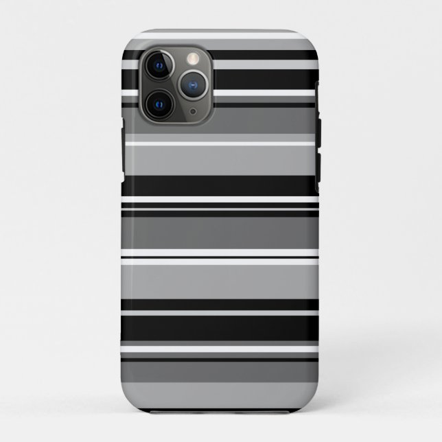 Capa Para iPhone 11 Pro Mistura de padrões em estilhaço de grãos brancos p (Verso)