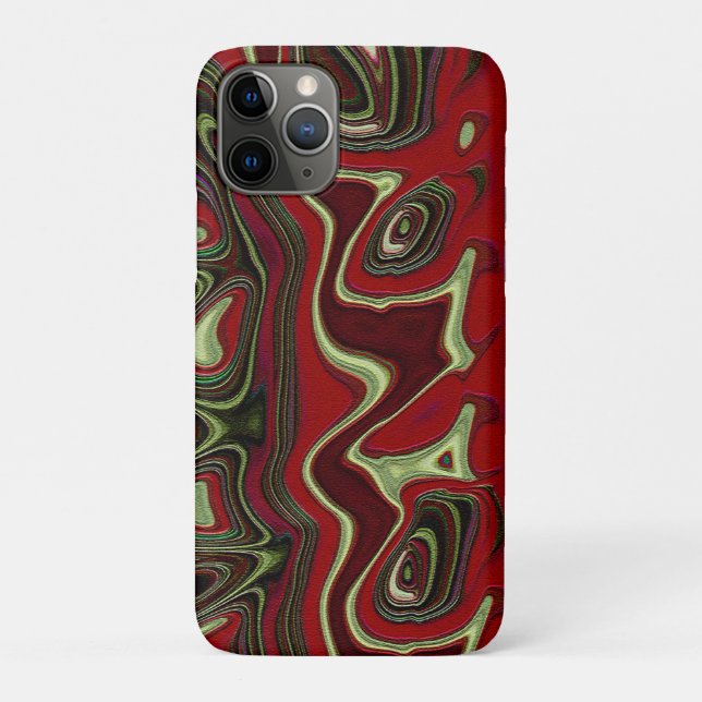 Capa Para iPhone 11 Pro Mistura Vermelha (Verso)