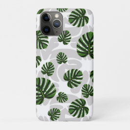 Capa Para iPhone 11 Pro Modern Boho Botanical Leaves Pattern