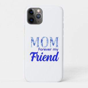 Capa Para iPhone 11 Pro Moderno Dia das Mães Elegante Amigo para Sempre