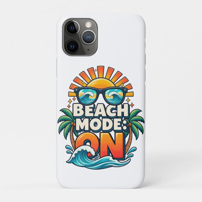 Capa Para iPhone 11 Pro Modo Praia: Pronto (Verso)