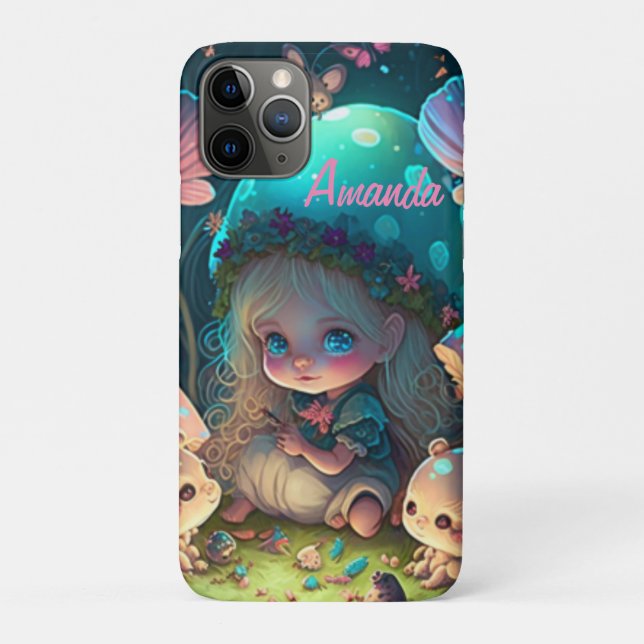 Capa Para iPhone 11 Pro Momentos de elfo mágico (Verso)