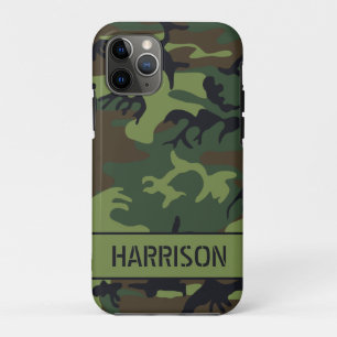 Capa Para iPhone 11 Pro Monograma de Camuflagem