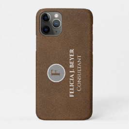 Capa Para iPhone 11 Pro Monograma Personalizado Minimalista