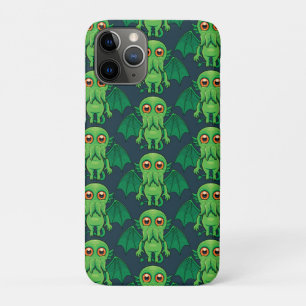 Capa Para iPhone 11 Pro Monstro Verde Cthulhu