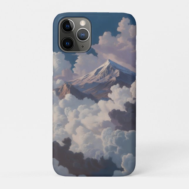 Capa Para iPhone 11 Pro Montanha acima das nuvens (Verso)