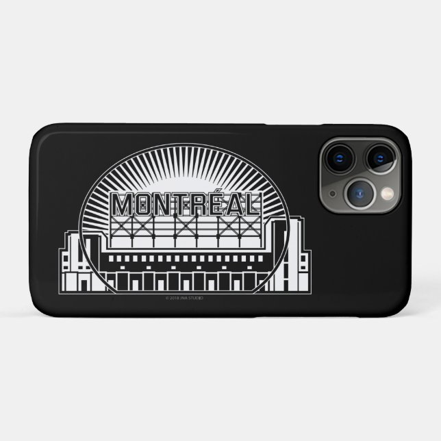 Capa Para iPhone 11 Pro Montréal Landmark (Verso (horizontal))