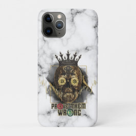 Capa Para iPhone 11 Pro Motivação Cripto | Bitcoin | Prove-os errado 