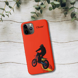 Capa Para iPhone 11 Pro Motocross Rider Jump