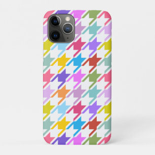 Capa Para iPhone 11 Pro Multicoloração do dente de som+Padrão Grande Branc
