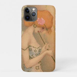 Capa Para iPhone 11 Pro Música Antiga Músicos Anjos Vitorianos Flauta Harp