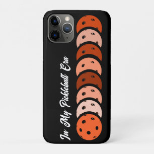 Capa Para iPhone 11 Pro Na Minha Era Do Pickleball - Laranja Vibes Design