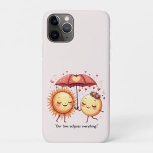 Capa Para iPhone 11 Pro Namorados Bonito Nosso Amor Eclipa Tudo