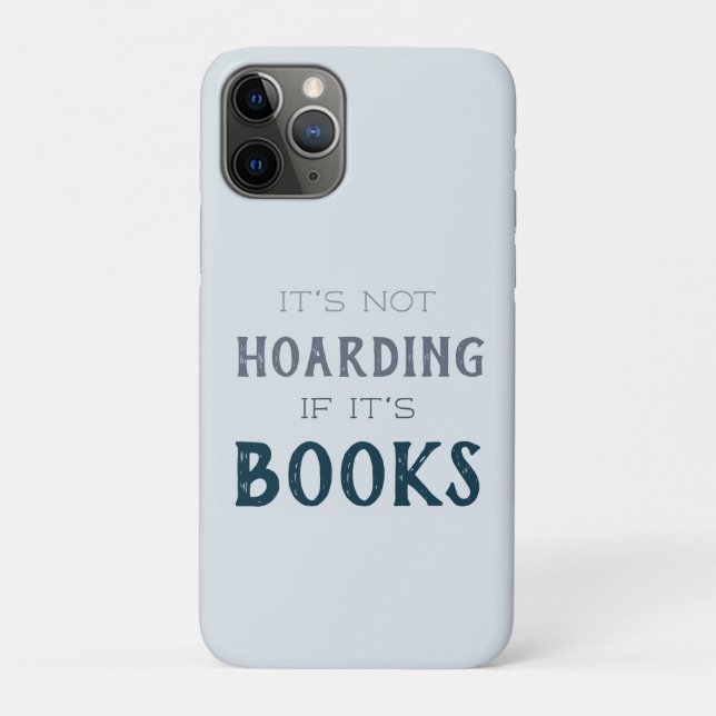 Capa Para iPhone 11 Pro "Não guardar se são livros" Engraçado Leitura do L (Verso)