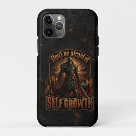Capa Para iPhone 11 Pro Não Tenha Medo do Crescimento Pessoal Cracked Escu