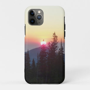 Capa Para iPhone 11 Pro Nascer do sol na floresta em Rocky Mountain