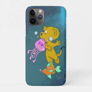 Capa Para iPhone 11 Pro Natação de Ferald