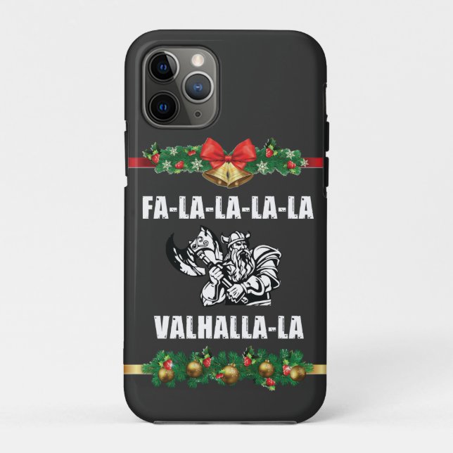 Capa Para iPhone 11 Pro Natal Valhalla T-Shirt (Verso)