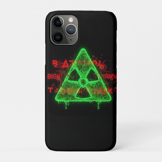 Capa Para iPhone 11 Pro Neon Fallout (Verso)