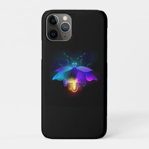 Capa Para iPhone 11 Pro Neon Firefly a preto