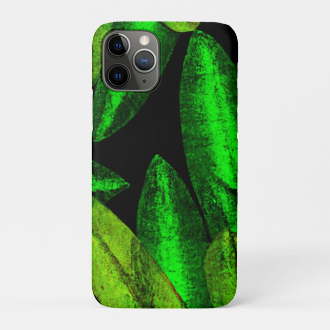 Capa Para iPhone 11 Pro Neon Green deixa Comprar de arte agora (Verso)