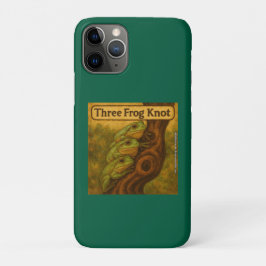 Capa Para iPhone 11 Pro Nó de Três Sapos – Arte Caprichosa de Jogo de Pala