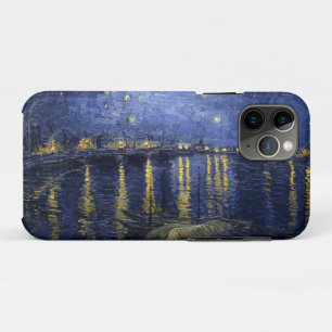 Capa Para iPhone 11 Pro Noite estrelado sobre o Rhone
