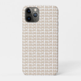 Capa Para iPhone 11 Pro Noiva Moderna de Estilo Retro Despedida de Solteir