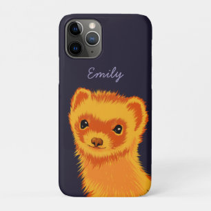 Capa Para iPhone 11 Pro Nome da mãe do furão de arte de furão