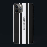 Capa Para iPhone 11 Pro Nome Design preto, nome personalizado preto<br><div class="desc">festa de solteira</div>
