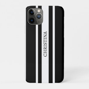Capa Para iPhone 11 Pro Nome Design preto, nome personalizado preto