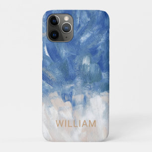 Capa Para iPhone 11 Pro Nome Personalizado do abstrato Ocean  