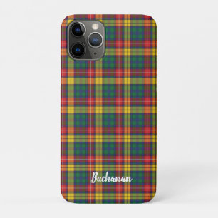 Capa Para iPhone 11 Pro Nome Personalizado do Buchanan do Clã de Xadrez Pe