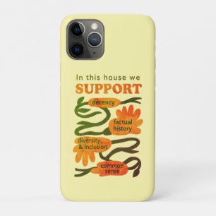 Capa Para iPhone 11 Pro Nossa Casa Funciona com Decência, Verdade & Senso