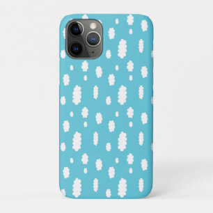 Capa Para iPhone 11 Pro Nuvens Brancas em um Fundo de Céu Azul