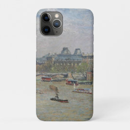 Capa Para iPhone 11 Pro O Louvre, Primavera  Camille Pissarro  