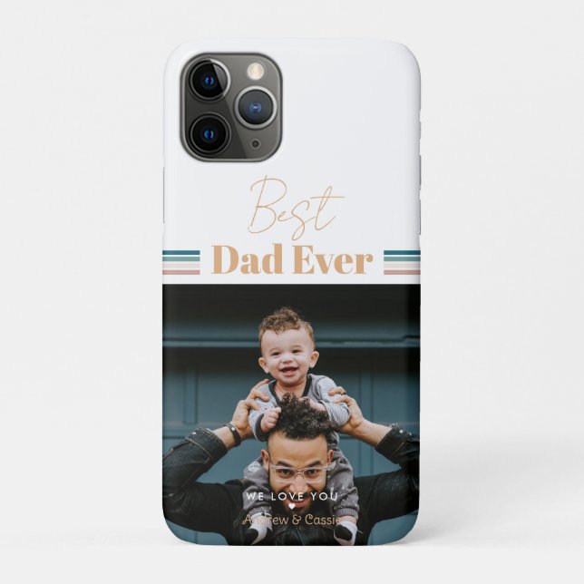 Capa Para iPhone 11 Pro O melhor pai de sempre (Verso)