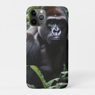 Capa Para iPhone 11 Pro O Rei dos Gorilas da Meia-Noite: Monarca da Flores