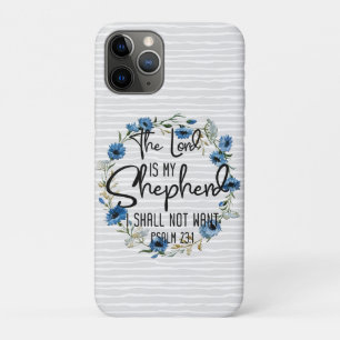 Capa Para iPhone 11 Pro O Senhor É Meu Pastor Salm 23:1 Cristão