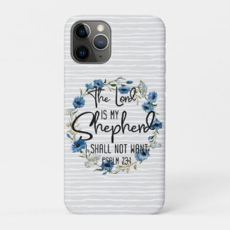 Capa Para iPhone 11 Pro O Senhor É Meu Pastor| Salm 23:1 Cristão
