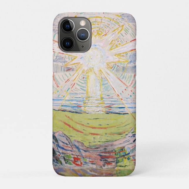 Capa Para iPhone 11 Pro O Sol por Edvard Munch (Verso)
