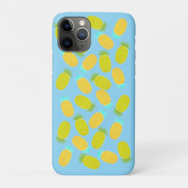 Capa Para iPhone 11 Pro Ocean Pineapples Pattern