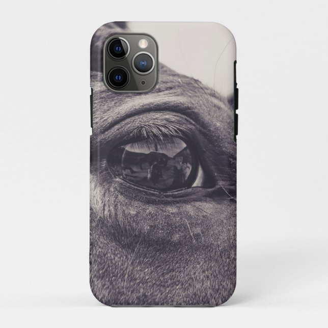 Capa Para iPhone 11 Pro Olho de Cavalo 001 (Verso)