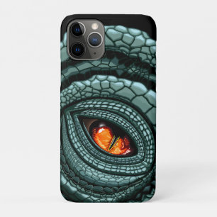 Capa Para iPhone 11 Pro Olho de Predador Réptil Primitivo