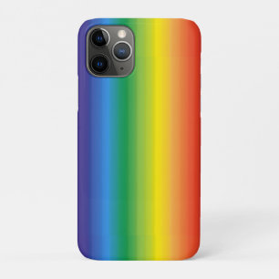 Capa Para iPhone 11 Pro Ombre Rainbow Pride Bold Bright