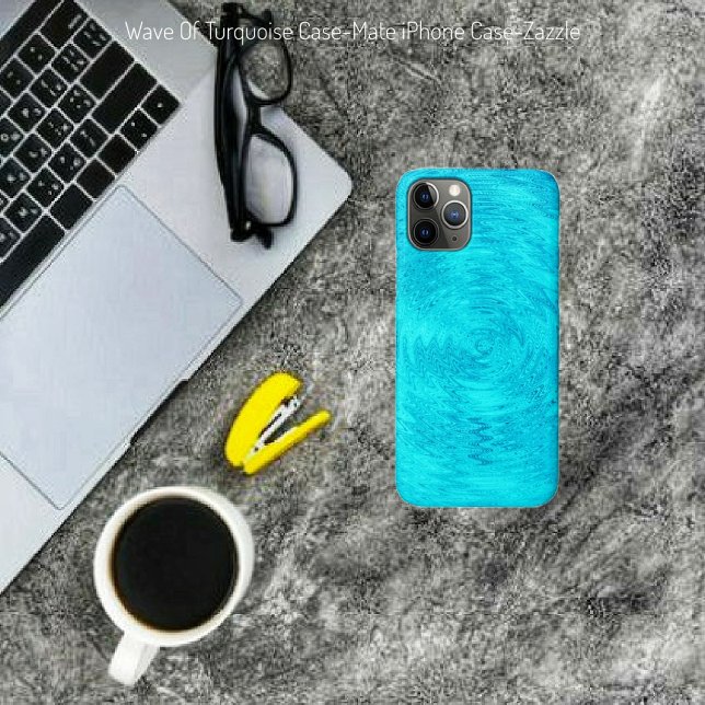 Capa Para iPhone 11 Pro Onda De Turquesa (Criador carregado)